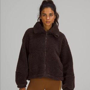 Lululemon Fleece Zip Up Jacket French Press 🤎